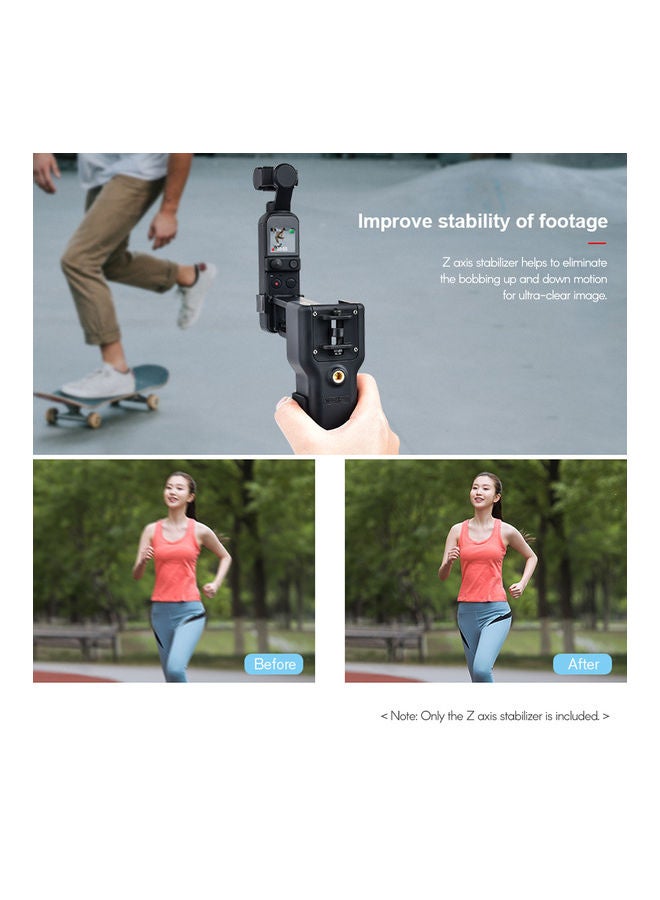 STARTRC - Handheld Anti-Shake Z Axis Stabilizer For DJI Osmo Pocket 2 Black - Image 1