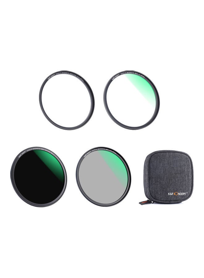 K&F Concept 4-Piece Ultra Clear Magnetic Filter With Pouch Multicolour  - Image 4