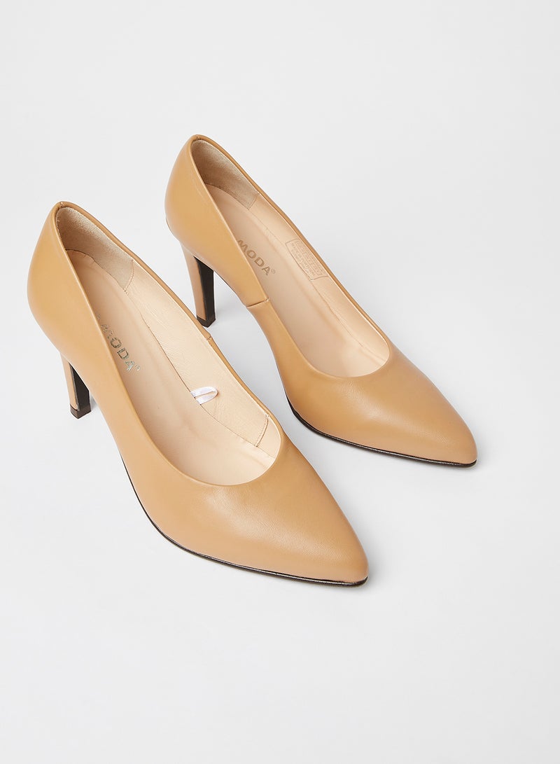 VERO MODA - High Heel Pumps Brown - Image 1