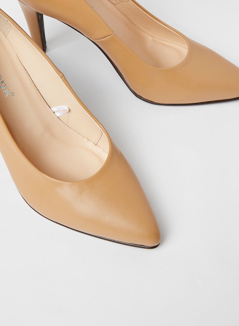 VERO MODA - High Heel Pumps Brown - Image 1