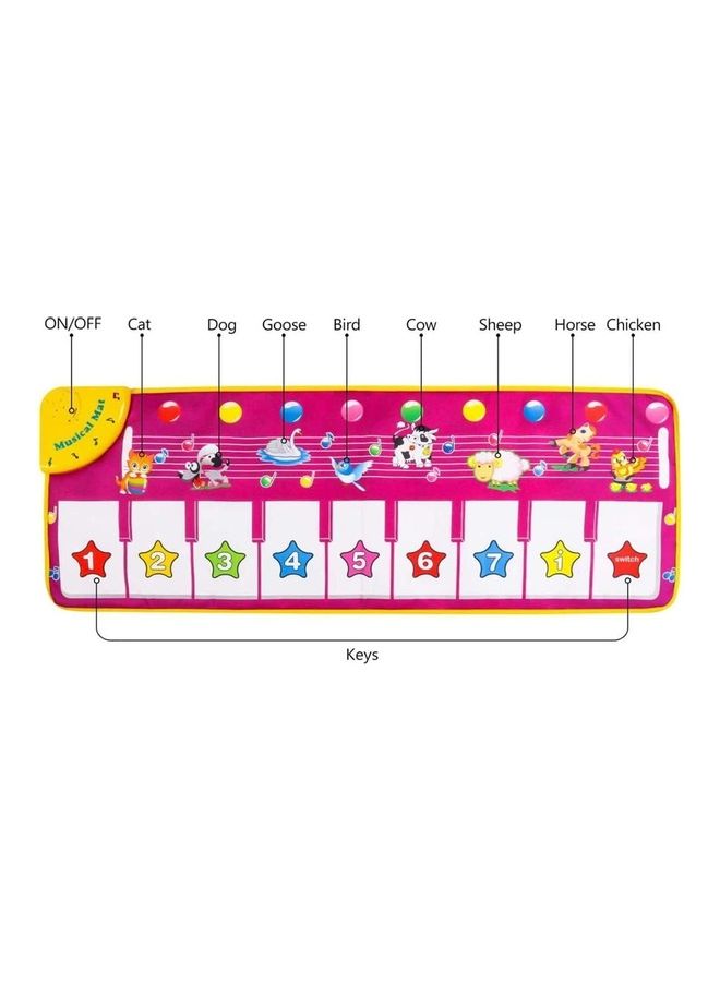 Musical Piano Keyboard Playmat 100x36cm - Image 3