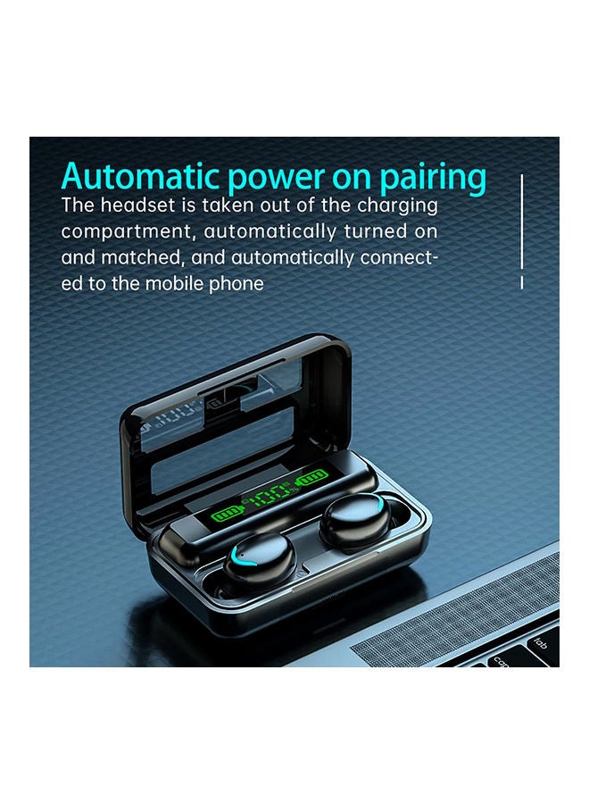 R11 BT 5.1 Waterproof Wireless In-Ear Earbuds With Charging Case Black  - Image 5