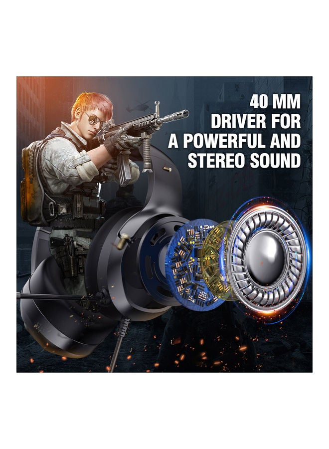 onikuma X2 Wired Over-Ear Gaming Headset  - Image 2