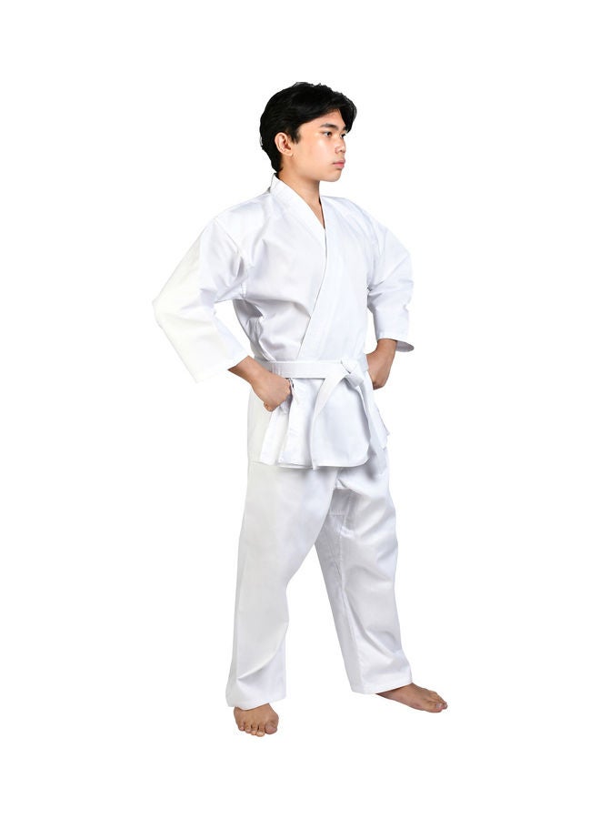 Generic Karate Uniform With Belt 3-3.5feet  - Image 2