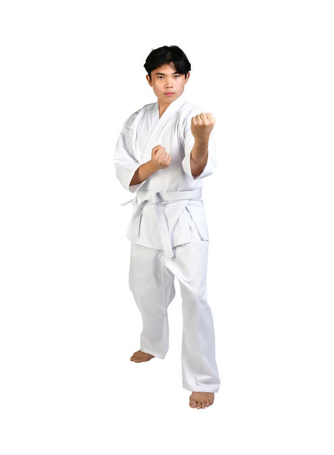 Generic Karate Uniform With Belt 3-3.5feet  - Image 3