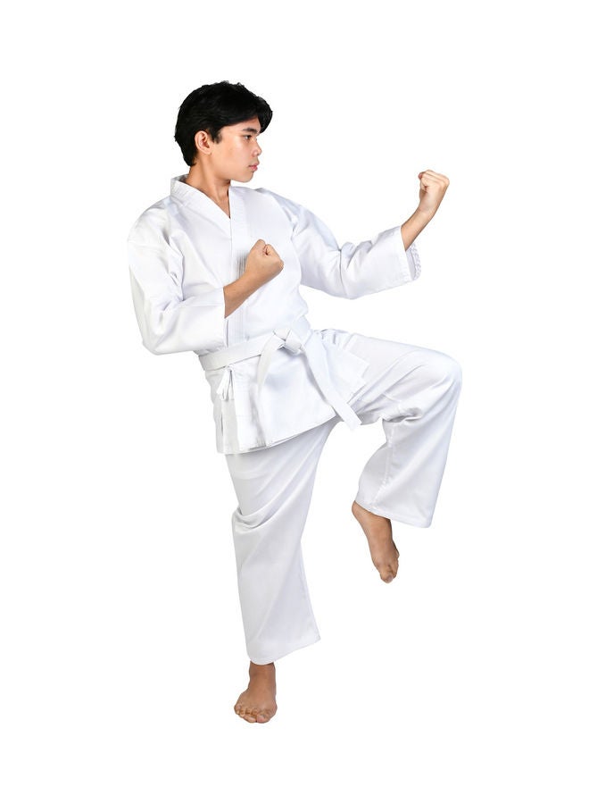 Karate Uniform With Belt 4.1-4.2feet - v1625816295/N48997710A_4