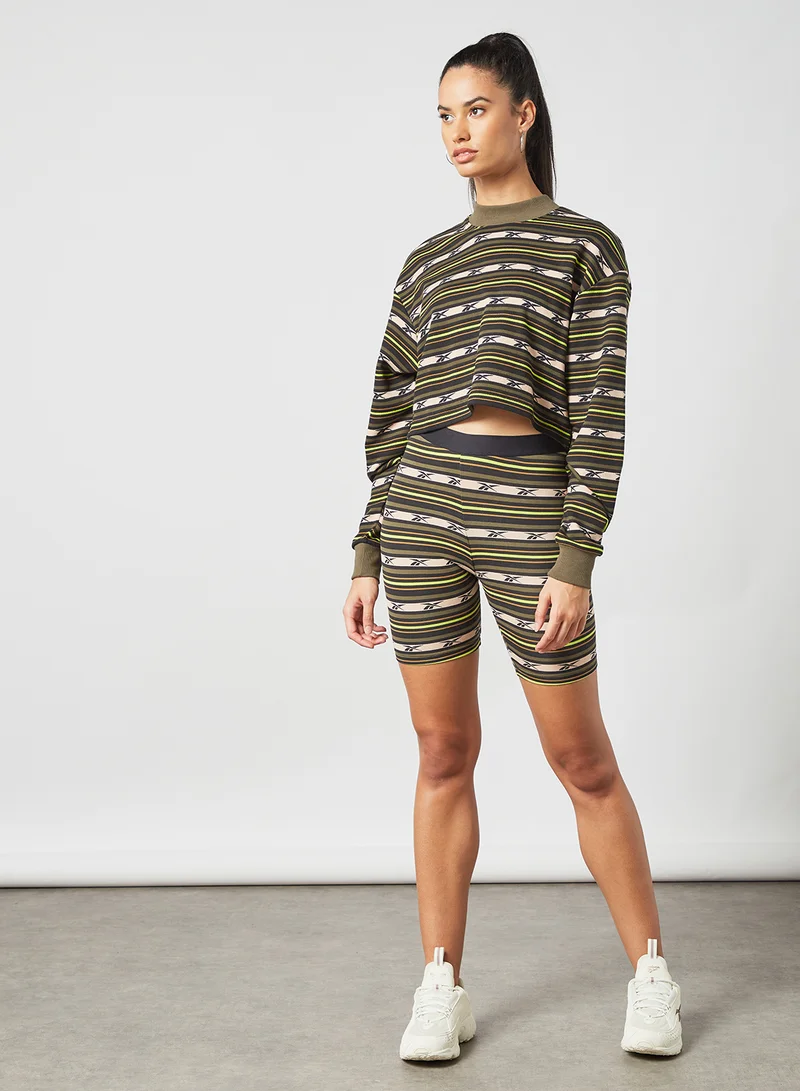 Reebok Classics Printed Shorts Green
