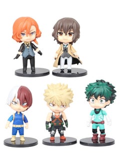 MissTiara 5-Piece Hero Academia Anime Figures 5x10cm  - Image 1