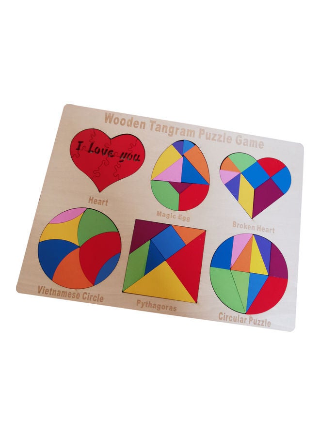 Wooden Tangram Puzzle Set - Image 3