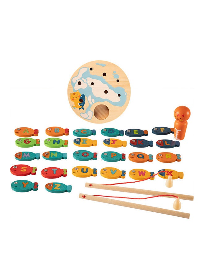 مجموعة حروف مغناطيسية خشبية - Image 1