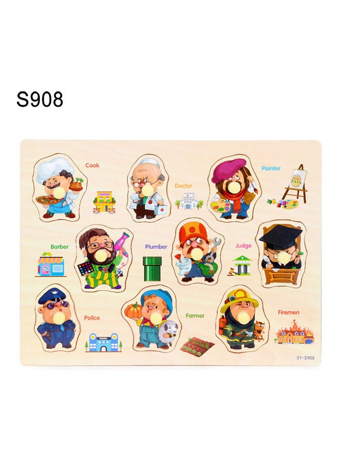 Job Themed Wooden Puzzle Set
