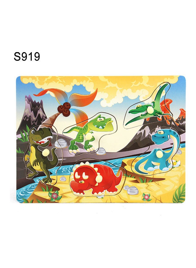 Dinosaurs Themed Wooden Puzzle Set