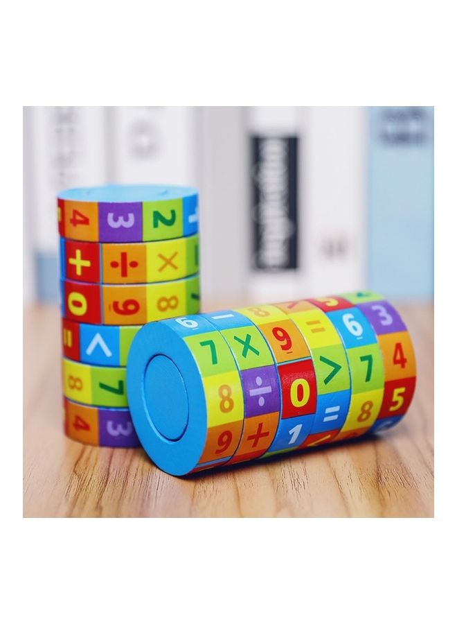 مكعب بازل بتصميم أسطوانة مع أرقام للحساب - Image 4