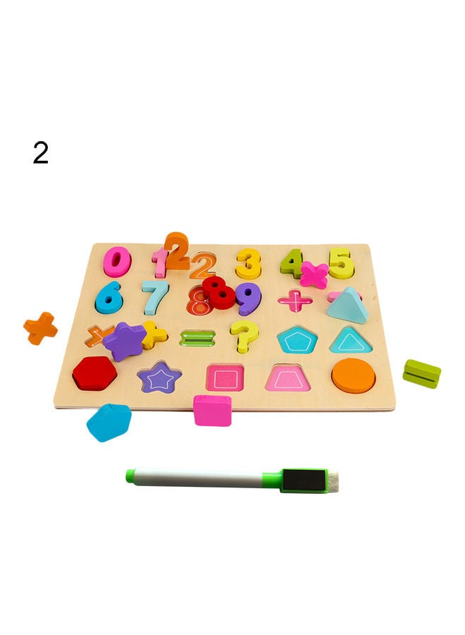 مجموعة أحجية قطع تركيب ثلاثية الأبعاد بتصميم رياضيات - Image 1