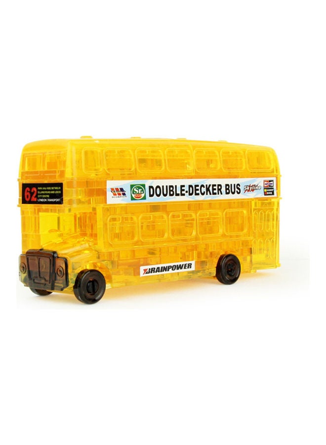 3D Double Decker Bus Car Crystal Puzzles Model - Image 3