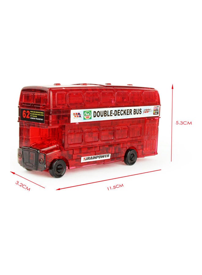 3D Double Decker Bus Car Crystal Puzzles Model - Image 5