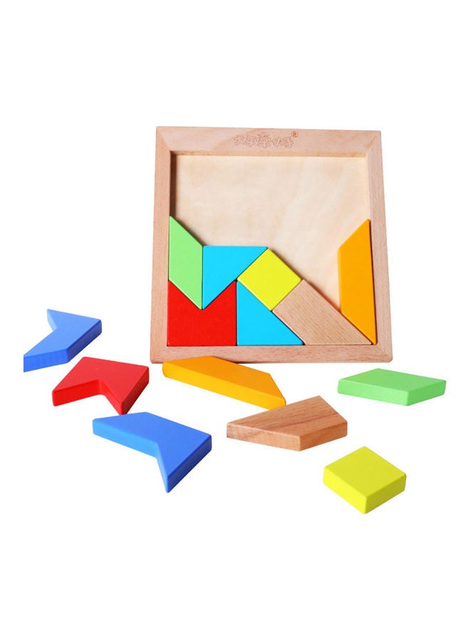 مجموعة أحجية قطع تركيب الصور تانجرام من الخشب - Image 1