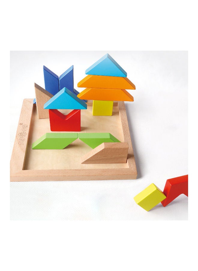 مجموعة أحجية قطع تركيب الصور تانجرام من الخشب - Image 4