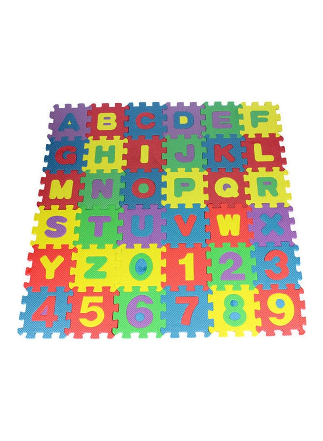 36-Piece Educational Puzzle Mat - Image 1