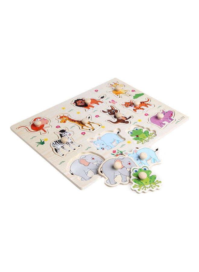 Wooden Peg Puzzle - Image 1