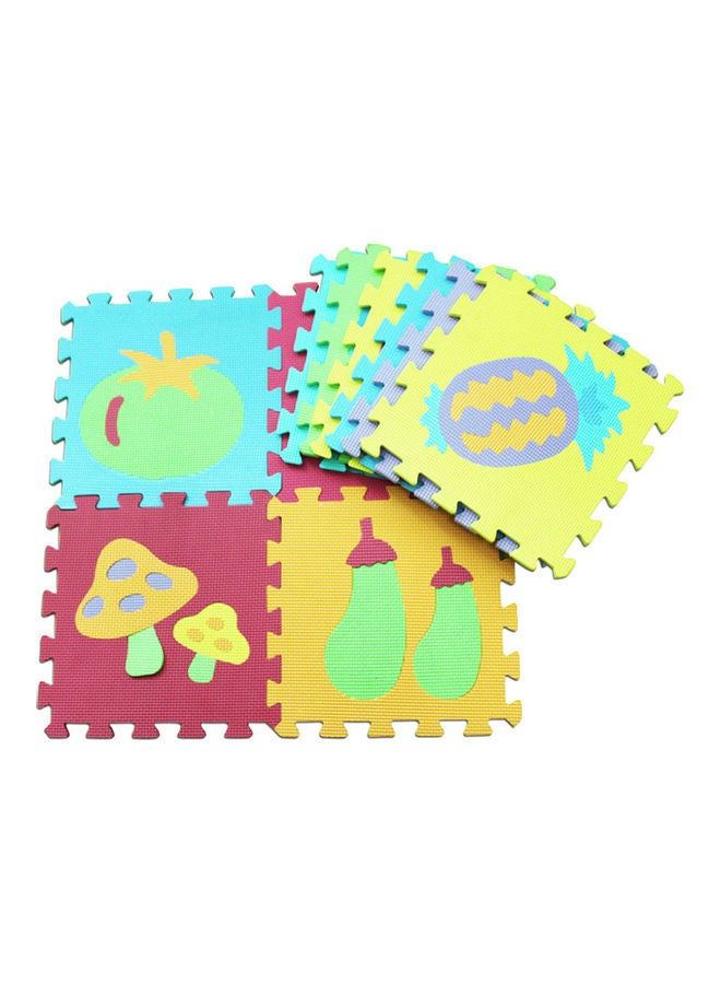 10-Piece Animal And Fruit With Numbers Puzzle 31x11x31cm  - Image 3