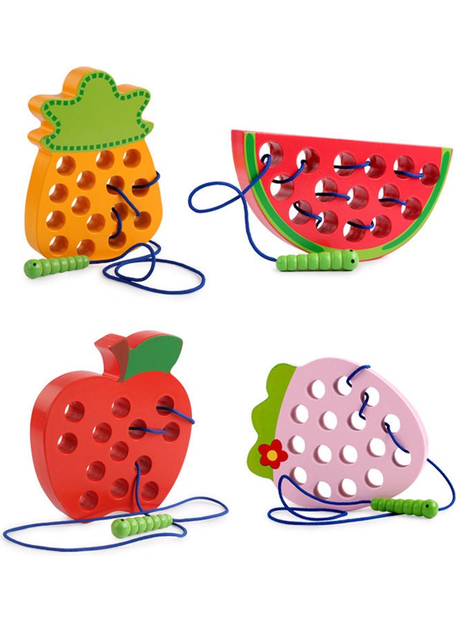 Fruit Wooden Lacing Puzzles Set - Image 2