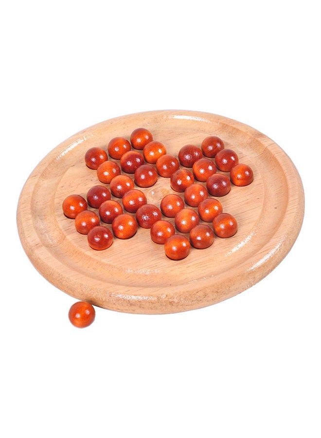 أحجية خشبية كلاسيكية على شكل لوح شطرنج بأوتاد - Image 2