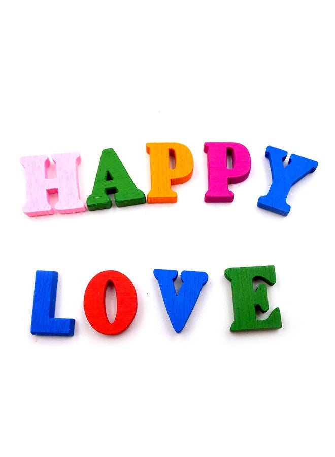 100-Piece Alphabetical Wooden Jigsaw Puzzle 16x11x11cm - Image 3