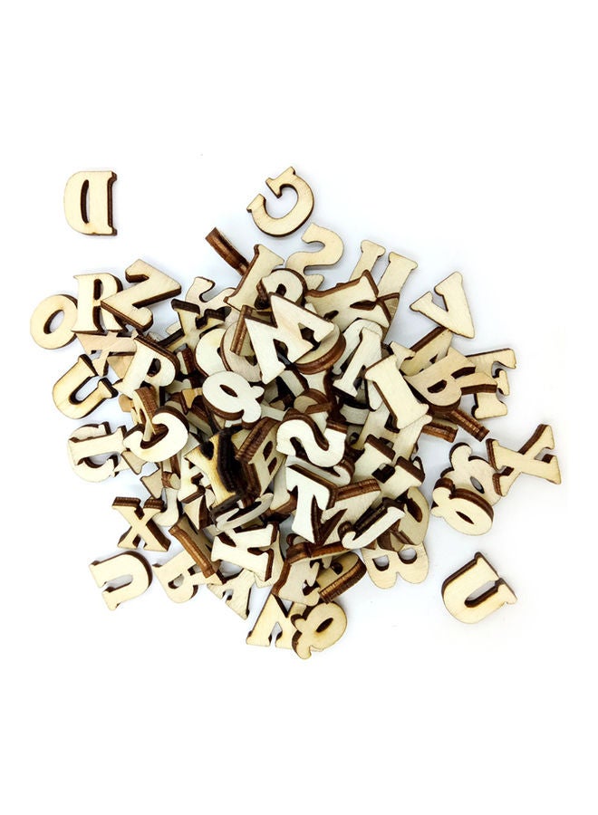 100-Piece Alphabetical Wooden Jigsaw Puzzle 16x11x11cm - Image 5