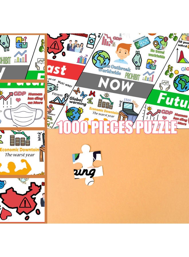 1000-Piece Self Assembly Paper DIY Puzzle Toy - Image 4