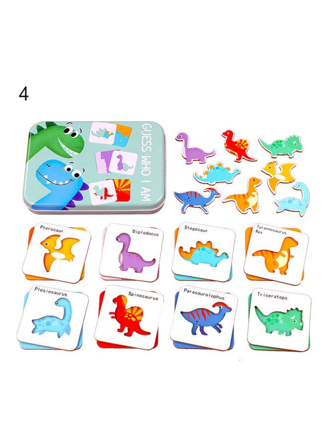 بطاقة أحجية قطع تركيب على شكل حيوان - Image 1