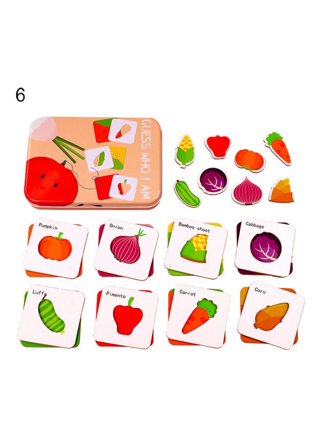 بطاقة أحجية قطع تركيب على شكل حيوان - Image 1