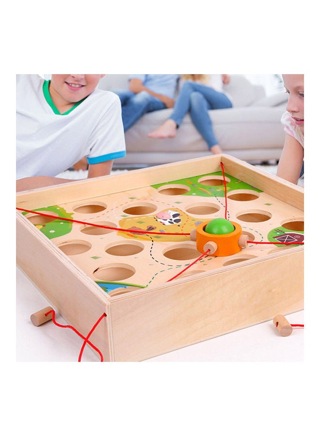 Wooden Puzzle 30.5x6.5x30.5cm - Image 2