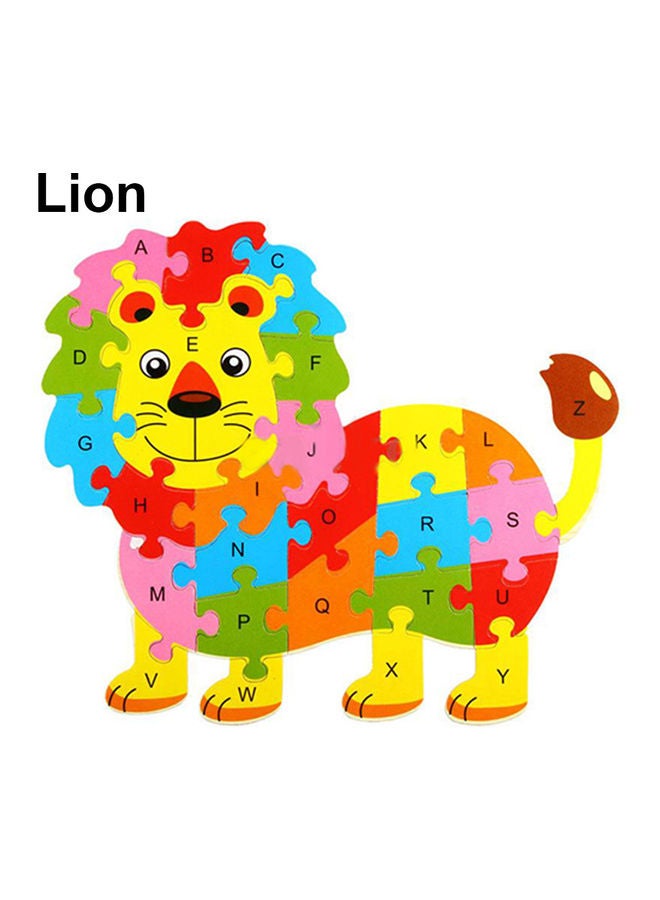 Wooden Animal Alphabet Jigsaw Puzzle