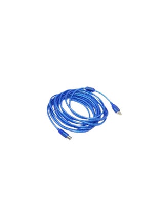 USB 2.0 AM/BM 10M Printer Cable Transparent Blue - v1625821313/N49001175A_1