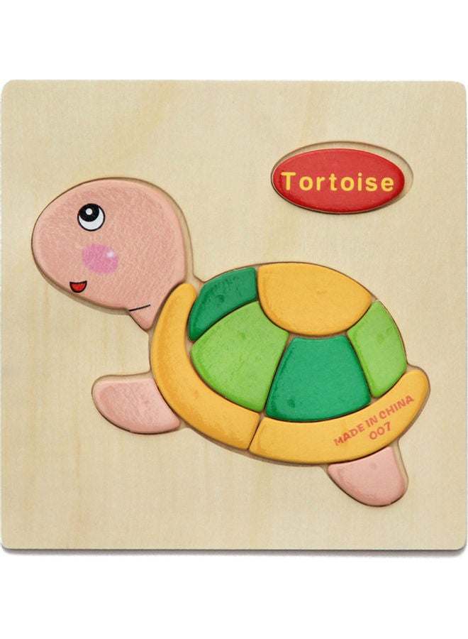 Tortoise Themed Wooden 3D Puzzle