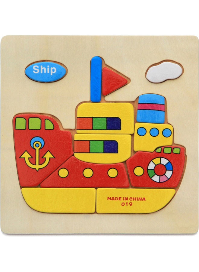 Ship Themed Wooden 3D Puzzle