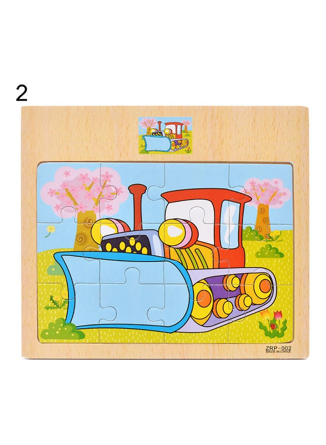 Generic - Wooden Vehicle Car Themed Jigsaw Puzzles Set - Image 1
