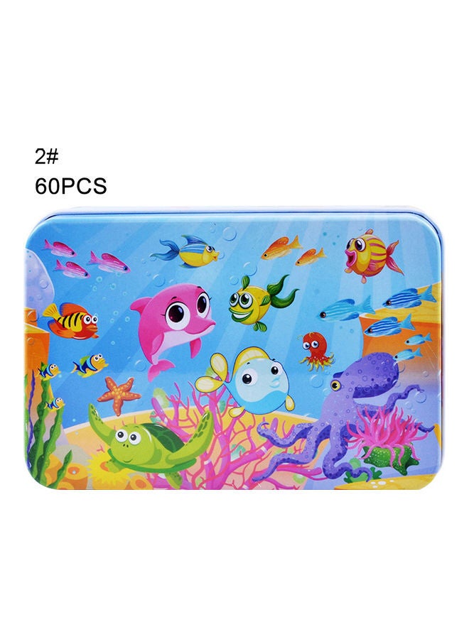 مجموعة أحجية خشبية لتركيب الصور من 60 قطعة