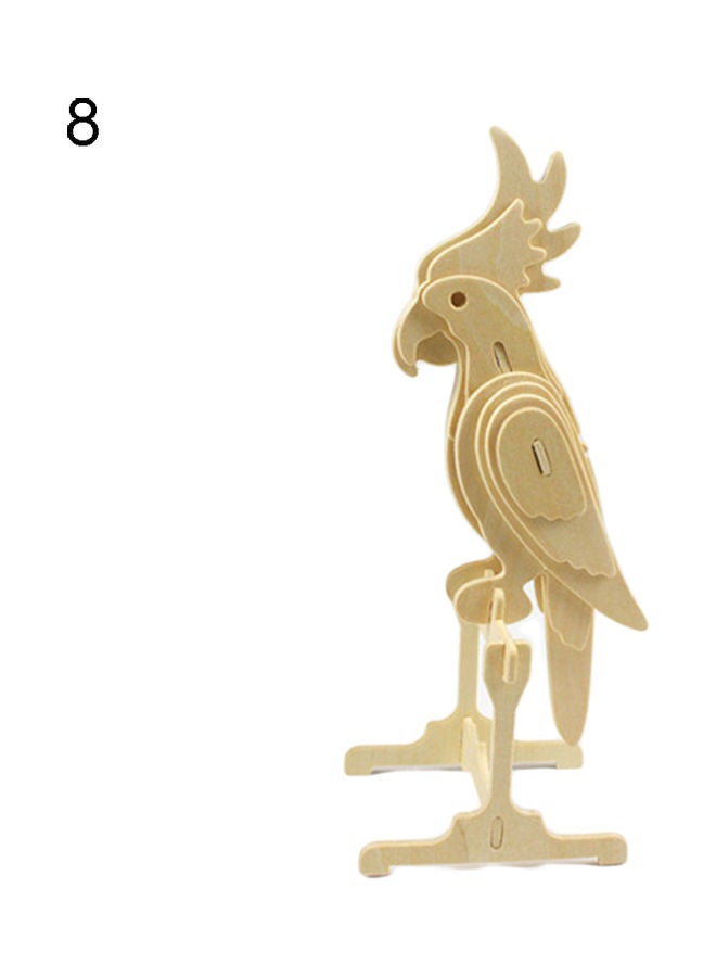 3D Wooden Puzzle  For Animal Model 16x18.5x7cm - Image 1