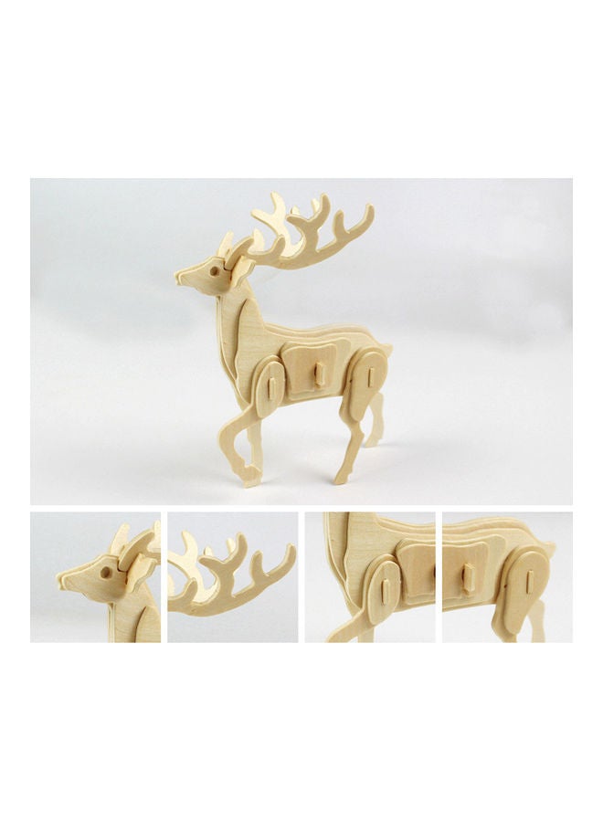 3D Wooden Puzzle  For Animal Model 16x18.5x7cm - Image 4