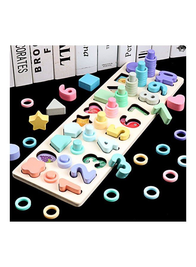 3 In 1 Wooden Puzzle Stacking Board Set - Image 3