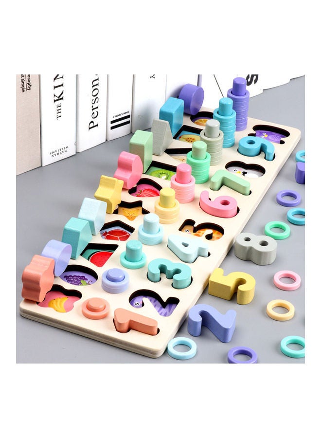 3 In 1 Wooden Puzzle Stacking Board Set - Image 4