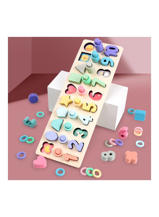 3 In 1 Wooden Puzzle Stacking Board Set - Image 5