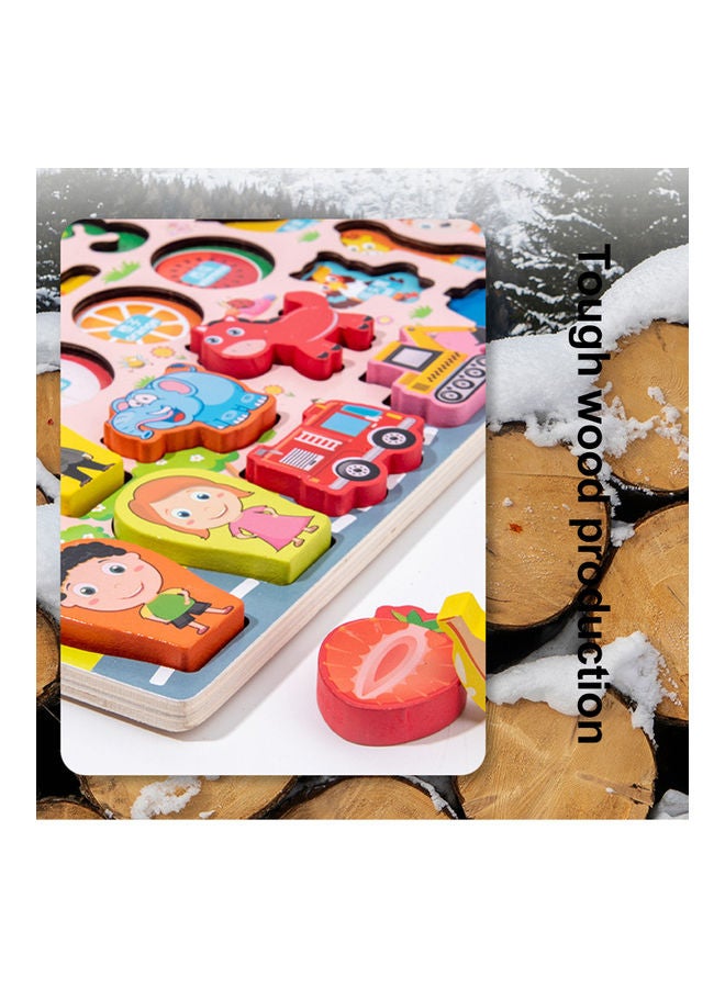 Wooden Educational Pegged Puzzle Board - Image 4