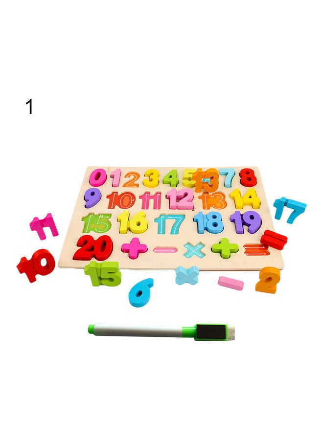 مجموعة أحجية قطع تركيب ثلاثية الأبعاد بتصميم رياضيات - Image 1