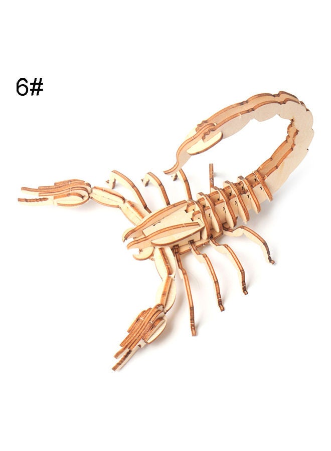 لعبة بازل خشبية ثلاثية الأبعاد على شكل فراشة وحشرة - Image 1