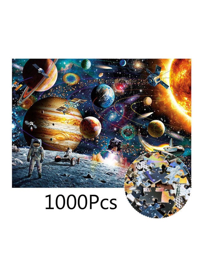 1000-Piece Space Planets Paper Jigsaw Puzzle Set - Image 1