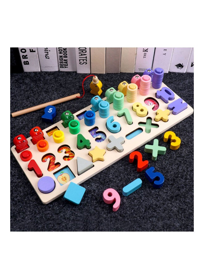 4 In 1 Wooden Puzzle Stacking Board Set - Image 5