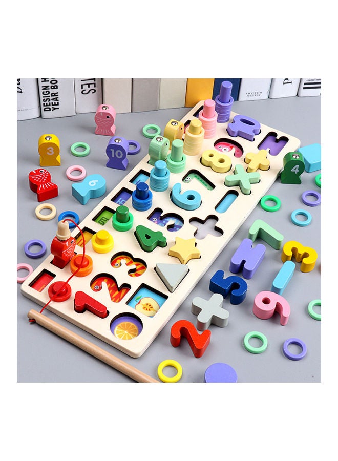 4 In 1 Wooden Puzzle Stacking Board Set - Image 2